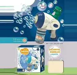 Пістолет з мильними бульбашками 7778 D (64) підсвічування, автоматичний принцип, пляшечка з мильним розчином, в коробці Пістолет з мильними бульбашками 7778 D (64) підсвічування, автоматичний принцип, пляшечка з мильним розчином, в коробці