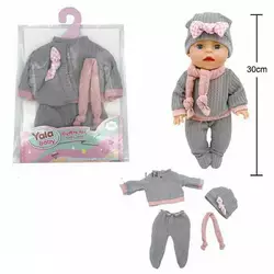 Одяг для пупса YLC 335 B (120) на пупса висотою: 30-35 см, в пакеті Одяг для пупса YLC 335 B (120) на пупса висотою: 30-35 см, в пакеті