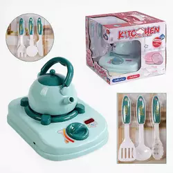 Набір посуду 096-10 Штрихкод=00216 (24/2) 8 елементів, електрична плита, звук, підсвічування, парогенератор, озвучування китайською мовою, в коробці Набір посуду 096-10 Штрихкод=00216 (24/2) 8 елементів, електрична плита, звук, підсвічування, парогенератор, озвучування китайською мовою, в коробці