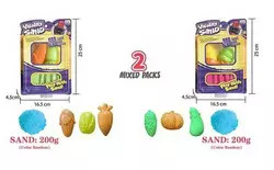 Кінетичний пісок 1909 J (96/3) 200 г, 3 форми, на листі Кінетичний пісок 1909 J (96/3) 200 г, 3 форми, на листі