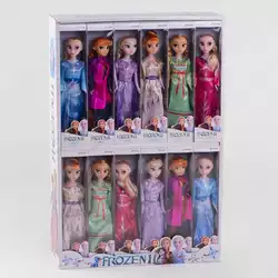 Набор кукол НХ 2066 D1 (12/2) ЦЕНА ЗА 24 ШТУКИ В БЛОКЕ, "Снежные принцессы"