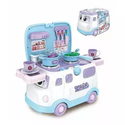 Кухня 661-541 (12/3) 16 предметів, набір столових  приборів. посуд, овочі, в боксі Кухня 661-541 (12/3) 16 предметів, набір столових  приборів. посуд, овочі, в боксі