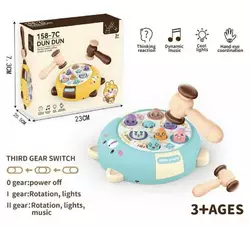 Стукалка 158-7 C (48/2) світло, звук, два молоточки, у коробці Стукалка 158-7 C (48/2) світло, звук, два молоточки, у коробці