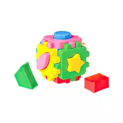 гр Іграшка куб "Розумний малюк. Міні" 1882 (48) "Technok Toys" 12 элементов, сортер, 10см, в пакете