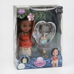 Кукла ZT 8793 A (18/2) Тропическая принцесса-вождь, светящийся кулон, животное, в коробке