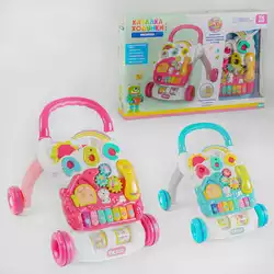 Музичні ходунки-каталка 14818 (8) "TK Group", 2 кольори, ОЗВУЧ. УКР. МОВОЮ, знімна панель, підсвічування, звуки, пісні, стопор коліс, в коробці Музичні ходунки-каталка 14818 (8) "TK Group", 2 кольори, ОЗВУЧ. УКР. МОВОЮ, знімна панель, підсвічування, звуки, пісні, стопор коліс, в коробці