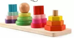 Дерев`яний геометричний сортер C 74414 (84) в коробці Дерев`яний геометричний сортер C 74414 (84) в коробці