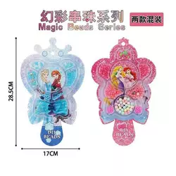 Набір бісеру LD 6079 (384/2) 2 кольори, ліска, заколка, на листі Набір бісеру LD 6079 (384/2) 2 кольори, ліска, заколка, на листі