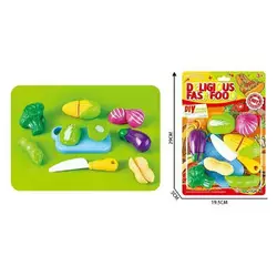 Овочі на липучках 628-23 (120/2) муляжі, начиння, на листі Овочі на липучках 628-23 (120/2) муляжі, начиння, на листі