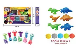 Кінетичний пісок 1903 A/D/H (24/2) 3 види, 750 г, 5 кольорів, 14 форм, інструменти, в коробці, ВИДАЄТЬСЯ ТІЛЬКИ МІКС ВИДІВ Кінетичний пісок 1903 A/D/H (24/2) 3 види, 750 г, 5 кольорів, 14 форм, інструменти, в коробці, ВИДАЄТЬСЯ ТІЛЬКИ МІКС ВИДІВ