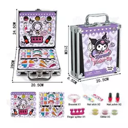 Косметика FT 2077 E (48) тіні, помади, блискітки, лаки, бафи, браслет, у валізі Косметика FT 2077 E (48) тіні, помади, блискітки, лаки, бафи, браслет, у валізі