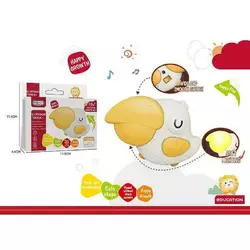 Музична іграшка 368-37 (288) "Тукан", пташка, розмір: 11х3.5х7.5 см, підсвічування, мелодії, кільце - кріплення, в коробці Музична іграшка 368-37 (288) "Тукан", пташка, розмір: 11х3.5х7.5 см, підсвічування, мелодії, кільце - кріплення, в коробці