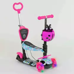 Самокат 5в1 11210 (1) Best Scooter, АБСТРАКЦИЯ, PU колеса, ПОДСВЕТКА  КОЛЕС, в коробке Самокат 5в1 11210 (1) Best Scooter, АБСТРАКЦИЯ, PU колеса, ПОДСВЕТКА  КОЛЕС, в коробке