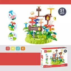 Конструктор 898-9105 (36) 51 деталь, "Квітковий сад", в коробці Конструктор 898-9105 (36) 51 деталь, "Квітковий сад", в коробці