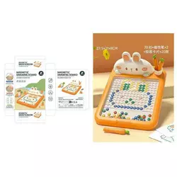 Магнітна мозаїка CL 001 (24) “Зайчик”, 2 магнітних стилуси, 10 двосторонніх карток із завданнями, в коробці Магнітна мозаїка CL 001 (24) “Зайчик”, 2 магнітних стилуси, 10 двосторонніх карток із завданнями, в коробці