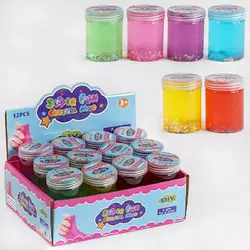 Лизун C 53112 (16) ЦІНА ЗА 12 ШТУК У БЛОЦІ, блискітки, смайли, слюда Лизун C 53112 (16) ЦІНА ЗА 12 ШТУК У БЛОЦІ, блискітки, смайли, слюда