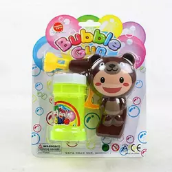 Пістолет з мильними бульбашками 632 E (252/2) “Ведмедик”, механічний принцип роботи, мильний розчин, на листі Пістолет з мильними бульбашками 632 E (252/2) “Ведмедик”, механічний принцип роботи, мильний розчин, на листі