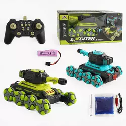 Танк на радіокеруванні KT 908 A (24/2) 2 кольори, світло, звук, парогенератор, стріляє орбізами, обертання на 360°, пульт 2.4G, акум. 3.7V, в коробці Танк на радіокеруванні KT 908 A (24/2) 2 кольори, світло, звук, парогенератор, стріляє орбізами, обертання на 360°, пульт 2.4G, акум. 3.7V, в коробці
