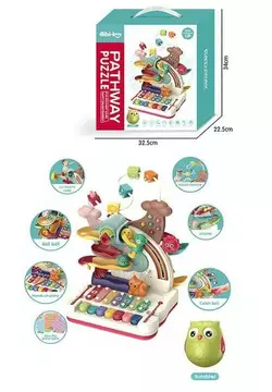 Ігровий центр 688-33 (12/2) піаніно, ксилофон, кульки, магнітні черв’ячки, в коробці Ігровий центр 688-33 (12/2) піаніно, ксилофон, кульки, магнітні черв’ячки, в коробці