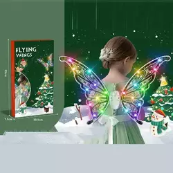 Крила 606-21 C (24) працюють від батарейок, підсвічування, рух крилами, мелодія, ремінці для кріплення, в коробці Крила 606-21 C (24) працюють від батарейок, підсвічування, рух крилами, мелодія, ремінці для кріплення, в коробці