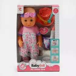 Пупс 6281 (24) висота 35 см, п’є, ходить в туалет, аксесуари, в коробці Пупс 6281 (24) висота 35 см, п’є, ходить в туалет, аксесуари, в коробці