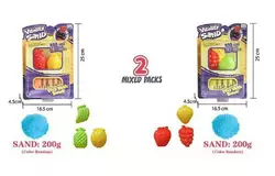 Кінетичний пісок 1909 I (96/3) 200 г, 3 форми, на листі Кінетичний пісок 1909 I (96/3) 200 г, 3 форми, на листі