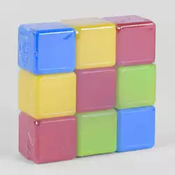 гр Кубики кольорові 9 шт. 05061 (21) "M Toys"