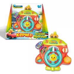 Музичне кермо 61847 (48/2) "WToys", ОЗВУЧ УКР МОВОЮ,підсвіч.,звуки,вірш,3казки,6пісень,лямки на липучках, рухомі елементи,в коробці Музичне кермо 61847 (48/2) "WToys", ОЗВУЧ УКР МОВОЮ,підсвіч.,звуки,вірш,3казки,6пісень,лямки на липучках, рухомі елементи,в коробці