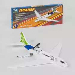 Планер с мотором С 37834 / ТК 17050 (100) "TK Group", на аккумуляторе, в коробке Планер с мотором С 37834 / ТК 17050 (100) "TK Group", на аккумуляторе, в коробке