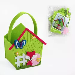 Аплікація з фетру С 22717 (300) деталі для сумочки, в пакеті Аплікація з фетру С 22717 (300) деталі для сумочки, в пакеті