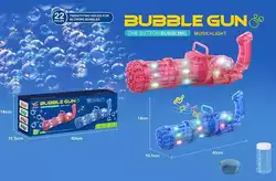 Установка с мыльными пузырями 102 A (60) 2 цвета, звук, свет, в коробке