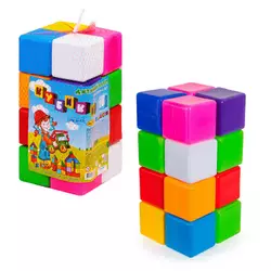 гр Кубик кольоровий у сітці 111/1 (6) 16 куб. "BAMSIC", сітка гр Кубик кольоровий у сітці 111/1 (6) 16 куб. "BAMSIC", сітка