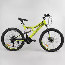 Велосипед Спортивный CORSO «Rock-Pro» 26" дюймов 58340 (1) рама металлическая, SunRun 21 скорость, собран на 75