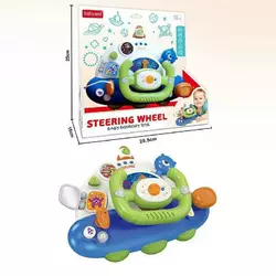 Кермо BY 307 (36/2) звук, музика, підсвічування, режими гучності, поворотники, ключ запалювання, рухомі елементи, в коробці Кермо BY 307 (36/2) звук, музика, підсвічування, режими гучності, поворотники, ключ запалювання, рухомі елементи, в коробці