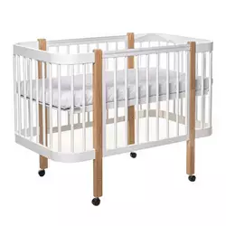 гр Ліжечко БУК "Світанок" колір біло-натуральний, без шухляди DS-9011 (1) маятниковий механізм гр Ліжечко БУК "Світанок" колір біло-натуральний, без шухляди DS-9011 (1) маятниковий механізм