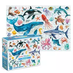 гр Монтессорі пазл "Океанічні тварини" 300630 (24) "DoDo", 200 елементів, 33х47,  в коробці гр Монтессорі пазл "Океанічні тварини" 300630 (24) "DoDo", 200 елементів, 33х47,  в коробці