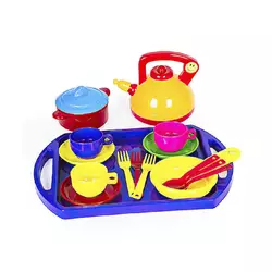 гр Набір дитячий "Посуд № 8 "Юна господарочка" №8 (17-эл) арт 048/8 (8) "BAMSIC" гр Набір дитячий "Посуд № 8 "Юна господарочка" №8 (17-эл) арт 048/8 (8) "BAMSIC"