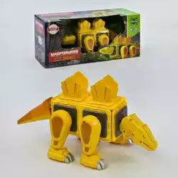 Магнітний конструктор LQ 625 (16/2) "Динозавр", 20 деталей, світло, звук, в коробці Магнітний конструктор LQ 625 (16/2) "Динозавр", 20 деталей, світло, звук, в коробці