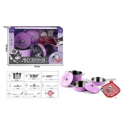 Набір посуду 988 C 55 (48/2) 9 елементів, металевий, в коробці Набір посуду 988 C 55 (48/2) 9 елементів, металевий, в коробці