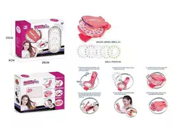 Прикраси для волосся 897 (60/2) машинка для кріплення, дзеркальце, стрази, в коробці Прикраси для волосся 897 (60/2) машинка для кріплення, дзеркальце, стрази, в коробці