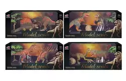 Набор динозавров Q 9899 M 4 (48/2) 4 вида, 4 элемента, 2 динозавра, аксессуары, в коробке Набор динозавров Q 9899 M 4 (48/2) 4 вида, 4 элемента, 2 динозавра, аксессуары, в коробке