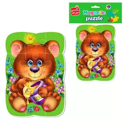 гр Гра розвиваюча пазли бейбі магнітні "Малюк зможе. Ведмежа" VT3301-04 (50)  "Vladi Toys" гр Гра розвиваюча пазли бейбі магнітні "Малюк зможе. Ведмежа" VT3301-04 (50)  "Vladi Toys"