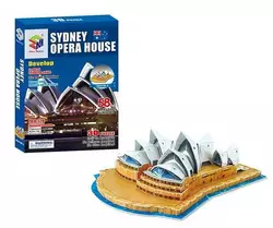 Пазлы 3D G 168-2 (24) "Сиднейский оперный театр", 58 элементов, высота 15 см, в коробке Пазлы 3D G 168-2 (24) "Сиднейский оперный театр", 58 элементов, высота 15 см, в коробке