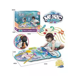 Музичний килимок YYD-06 (60) 2 в 1, піаніно, барабани, музика, музичні інструменти, зміна гучності, на батарейках, запис, в коробці Музичний килимок YYD-06 (60) 2 в 1, піаніно, барабани, музика, музичні інструменти, зміна гучності, на батарейках, запис, в коробці