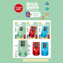 Тетрис 158 C-9 (240/2) 3 кольори, 23 гри, звук, на листі, ВИДАЄТЬСЯ ТІЛЬКИ МІКС ВИДІВ Тетрис 158 C-9 (240/2) 3 кольори, 23 гри, звук, на листі, ВИДАЄТЬСЯ ТІЛЬКИ МІКС ВИДІВ