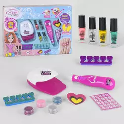 гр Набір для манікюру "Студія краси" 22930 (12/2) "4FUN Game Club", сушка для нігтів на батарейках, розпилювач блискіток, в коробці гр Набір для манікюру "Студія краси" 22930 (12/2) "4FUN Game Club", сушка для нігтів на батарейках, розпилювач блискіток, в коробці