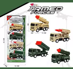 Спецтехніка 878-4 (72/2) 4 машинки, військова техніка, інерція, у слюді Спецтехніка 878-4 (72/2) 4 машинки, військова техніка, інерція, у слюді