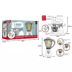 Кухонний набір F 2318 (12) блендер, міксер, підсвічування, муляжі продуктів, в коробці Кухонний набір F 2318 (12) блендер, міксер, підсвічування, муляжі продуктів, в коробці