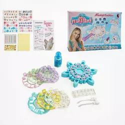 Набір для манікюру 848 А (72/2) платформа, пінцет, стрази, стікери, в коробці Набір для манікюру 848 А (72/2) платформа, пінцет, стрази, стікери, в коробці