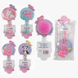 Щітка для волосся C 71790 (360) прозорий корпус з блискітками, в пакеті, ВИДАЄТЬСЯ ТІЛЬКИ МІКС ВИДІВ Щітка для волосся C 71790 (360) прозорий корпус з блискітками, в пакеті, ВИДАЄТЬСЯ ТІЛЬКИ МІКС ВИДІВ